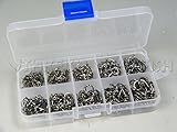 500pcs Small Size Black Freshwater Fishhook Fishing Hooks Set