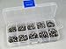 500pcs Small Size Black Freshwater Fishhook Fishing Hooks Set