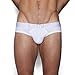 C-IN2 Men's Core Lo No Show Profile Brief,White,Small