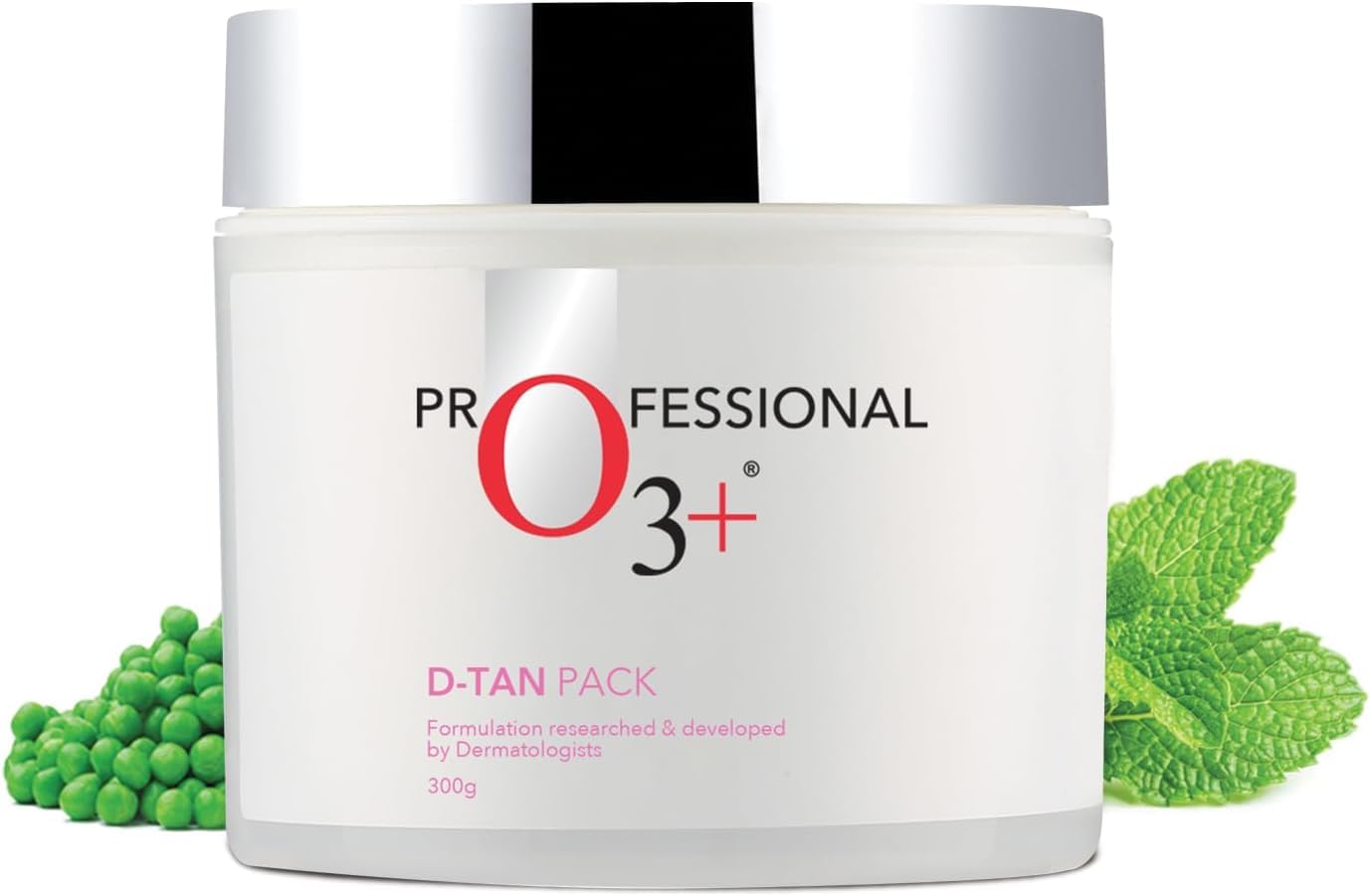 O3+ D-TAN Pack for Instant Tan Removal & Sun Damage Protection Infused with Mint and Eucalyptus Oil Ideal for All Skin Types (300g) | Detan Pack for Tan Removal O3-0115