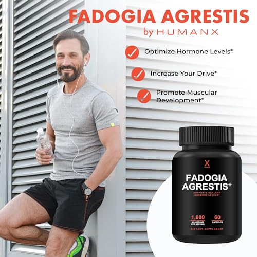 HUMANX Fadogia Agrestis, Tongkat Ali & Beta Ecdysterone 1000mg USA