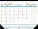 House of Doolittle 2017 Monthly Desk Pad Calendar, Earthscapes Whimsical Floral, 22 x 17