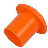 KEILEOHO 100 PCS Rebar Safety Caps,Orange Plastic