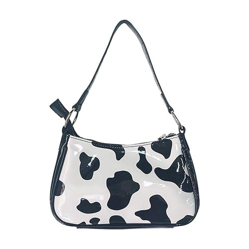 Buy Cow Print Shoulder Bag Short Straps 
