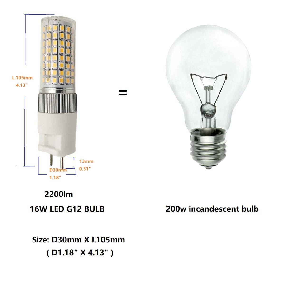 WELESHEI G12 Led 16w Ceramic Corn Light G12 Led Bulb 4000k Natural White Equivalent 200 Watt Incendescent Lamp Halogen Bulb 2 Pin Ceilling Downlight Shopping Mall Light (1 Pack)