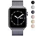 SICCIDEN For Apple Watch Band 42mm, Milanese Mesh Loop Magnetic Closure Clasp Stainless Steel Replacement iWatch Band for Apple Watch Series 3 Series 2 Series 1, Space Gray