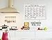 Jumbo Large 2018 Dry Erase Monthly Calendar Set / 36 X 48 Inches, Laminated, Giant Print, Whiteboard / Great for Office, Home, School, Classroom / Comes With 4 Markers, 4 Mounting Strips, and Eraser.
