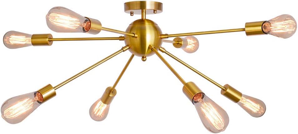 gold bathroom ceiling light