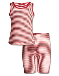 Disney Minnie Mouse - Conjunto de camiseta y pantalones cortos para niña