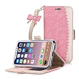 BeePole iPhone X Wallet Case, iPhone 10 Case with Card and Cash Slot - PU Leather Flip Case Cover for Apple 5.8