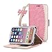BeePole iPhone X Wallet Case, iPhone 10 Case with Card and Cash Slot - PU Leather Flip Case Cover for Apple 5.8