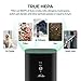 Mooka True HEPA Air Purifiers, Desktop Air Purifier w/ 3-Stage Filtration, Air Purifiers for Allergies and Pets, Mold, Tabletop Smoke Odor Eliminator for Home, Small Room, Dorm, Bedroom, Office, Baby
