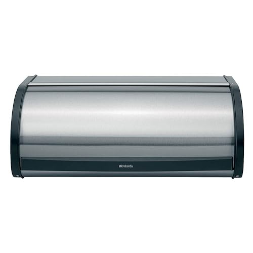 Brabantia Roll Top Bread Box Matte Steel Fingerprint Proof Mirandas