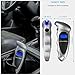 Car, Bicycle, Motorcycle, Truck and SUV Tire Air Pressure Gauge 150 PSI - Digital, Built-In Battery, Lighted Nozzle, 4 Settings, Backlight LCD Display | Perfect for to check Low Pressure + Bonus Gift
