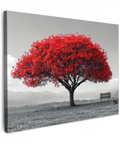 MuchoWow© Leinwand Bilder Wanddeko Wohnzimmer Aesthetic Room Decor Deko
