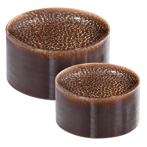 Rubtlamp Hammered Plastic Plates 2 Size Options