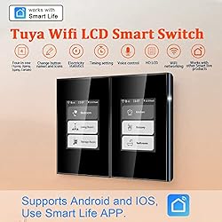 LANBON LCD Smart Light Switch Work with Tuya Smart