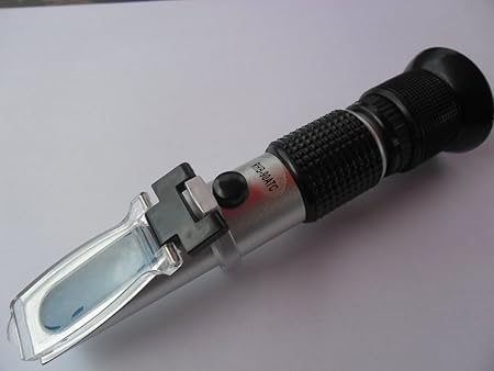 IMKER REFRAKTOMETER BRIX ZUCKER HONIG BAUME ATC WASSER-NEU-Art-Nr-3002 MIT KALIBRIERFLÜSSIGKEIT