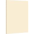 Cream Pastel Color Card Stock Paper, 67lb Cover Medium Weight Cardstock, for Arts & Crafts, Coloring, Announcements, Stationary Printing at School, Office, Home | 8.5 x 11 | 50 Sheets Per Pack