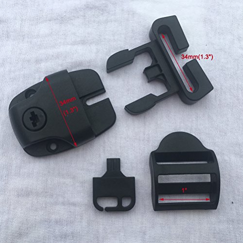 image for Huouo 4 Set Spa Hot Tub Cover Broken Latch Repair Kit Have Slot - Repl