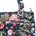 JuJuBe Limited Edition Be Light Everyday Lightweight Zippered Tote Bag, Midnight Posy