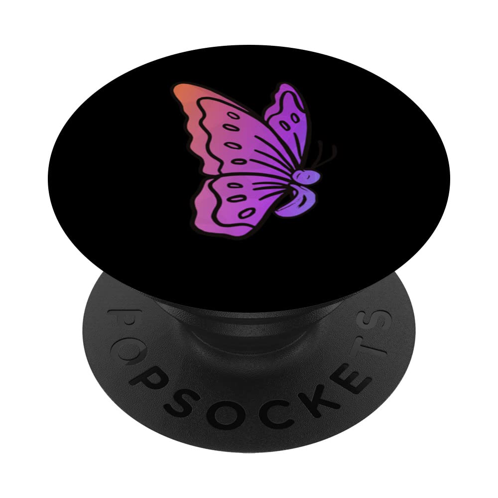 Semicolon Butterfly Anti-Suicide Mental Health Awareness PopSockets Swappable PopGrip
