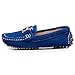 Shenn Boys' School Casual Faux Suede Moccasin/Boating Shoes