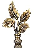 Antique Brass Finish Leaf Finial