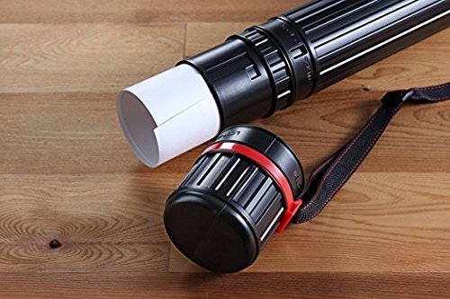 LARGE Telescoping Adjustable ART Tube. GREAT Storage Holder Case for Document, Poster, Maps, Scrolls, Photos, Drawings, Prints, Blueprint, Artwork, Arrows, Photographs, Transport & Mailing. Expandable to 42 inches - WATER & Light Resistant.