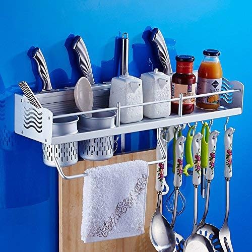 ATR Space Aluminum Shelves, Multifunction Kitchen Hanger, Enema Spice, Knife Holder, Chopsticks, Spoon, Pendant