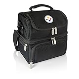 NFL Pittsburgh Steelers Digital Print Pranzo Personal Cooler, One Size, Black