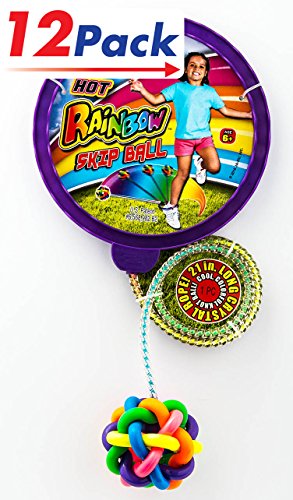 Skip Ball Toy by 2GoodShop | Jumping Toy Games for Kids Outdoor Fitness | Item #777 (Pack of 12)