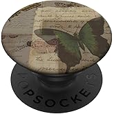 Fairy Grunge Fairycore Aesthetic Cottagecore Goth Butterfly PopSockets Adhesive PopGrip