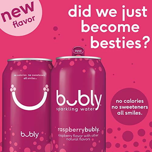 bubly Sparkling Water, Raspberry, 12 fl oz. cans (12 Pack) Pricepulse