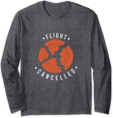 Unisex Trap Shooting Flight Cancelled T Shirt 20914 Large Dark Heather