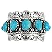Turquoise Ring in Sterling Silver 925 & Genuine Turquoise Size 6 to 11