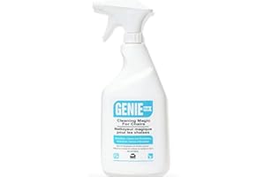Germiphene Genie Plus Vinyl Spray Cleaner | 1 Liter Spray Bottle (1) | Naugahyde, Plastic Laminate, Vinyl, and Leather Cleane