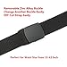 JASGOOD Nylon Web Belt Men Duty Belt Outdoor Sports Design Tactical Belt Military with Alloy Buckle (Black,Fit Pants Size Below 45 Inch)