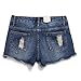 Weigou Women Short Jeans Retro Hole Burr Loose Large Size Women Shorts Fenim Low Waist Shorts