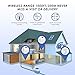 [Newest 2019] Wireless Doorbell, Agedate Waterproof Door Bell Kit with 2 Plug-in Receivers and 1 Transmitter (No Batteries Required), 36 Chimes, 4 Level Volume