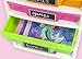 IRIS USA PJD-305 5 Drawer Storage & Organizer Chest, Assorted Colors, Girl, Pastel