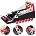 SHARPER IMAGE Desktop Arcade Shootout Challenge for Home & Office Desk, Mini Game Machine for Children & Adults, Great Basketball & Bowling Sports Game for Coffee Tables & Playrooms