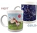 Unicorn Coffee Mug For Girls and Kids. Color Changing, Heat Sensitive Ceramic Unicorn Mug With Rainbow for Unicorn Lovers.