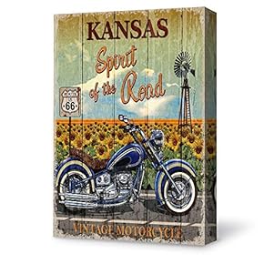 Canvas Wall Art-Vintage Rustic Style-Canvas Prints Home Artwork Decoration for Cafe Bar - 12x18 inches