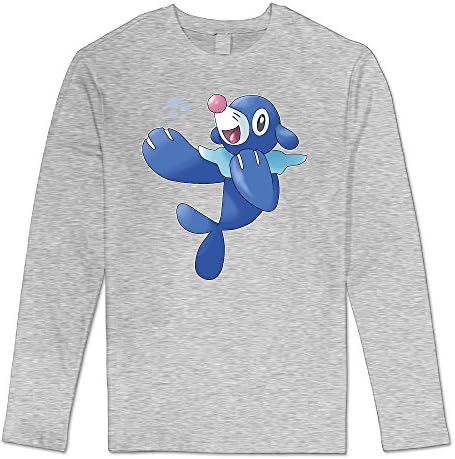 Pokemon Sun Moon Popplio Boy Classic Brand Long Sleeve T-Shirt Ash US Size S