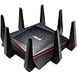 ASUS RT-AC5300 - Router Gaming AC5300 Tri-Banda Gigabit (Link aggregation, Aiprotection con Trend Micro, WTFast acelerador de juegos)