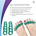 Orthopedic Bunion Corrector & Bunion Relief Elastic Sleeve Protectors-Gel Separators Spacer Spreader-Hammertoe Straightener Turf Big Toe Brace Splint-Ball Stretcher Heel Cushion Inserts For Women M-L