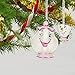 Hallmark Keepsake 2999QXD6479 Christmas Ornaments 2019 Year Dated, Disney Beauty and The Beast Mrs. Potts and Chip, Porcelain, Set of 2