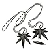 Fantasy Master FM-642 Hidden Neck Knife with Marijuana Zinc Alloy Emblem Handle