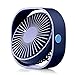 hopeme 4'' Desk Personal Fan with 3.8ft USB Cable, 3 Speeds and 360° Rotatable Vertically Blue Color Mini Small Fan, Quiet Operation and Strong Wind,Suitable for Office Home(Blue Color)